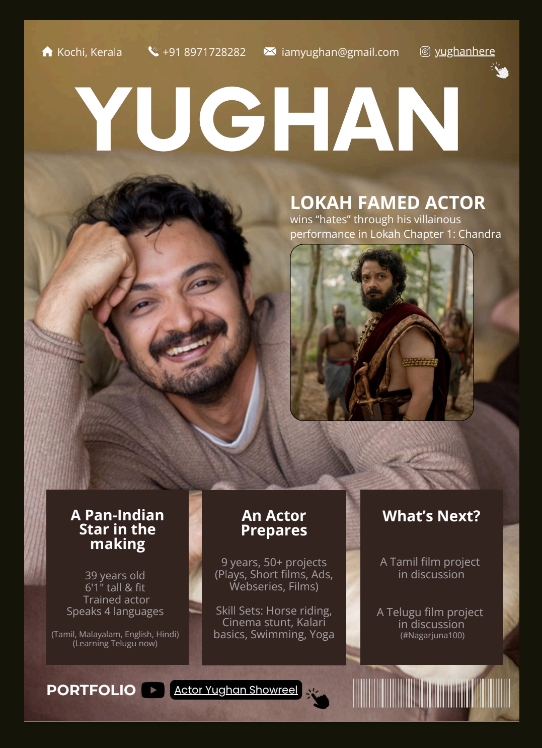 Yughan - Actor Portfolio Photo 1