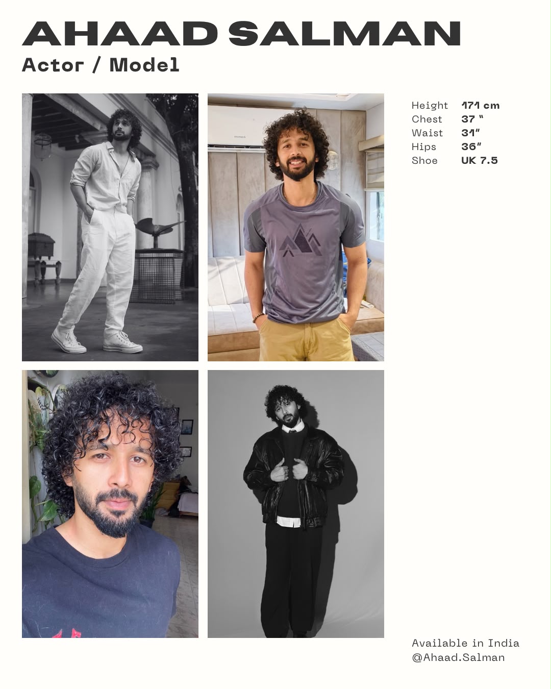 Ahad Salmaan - Actor Portfolio Photo 1