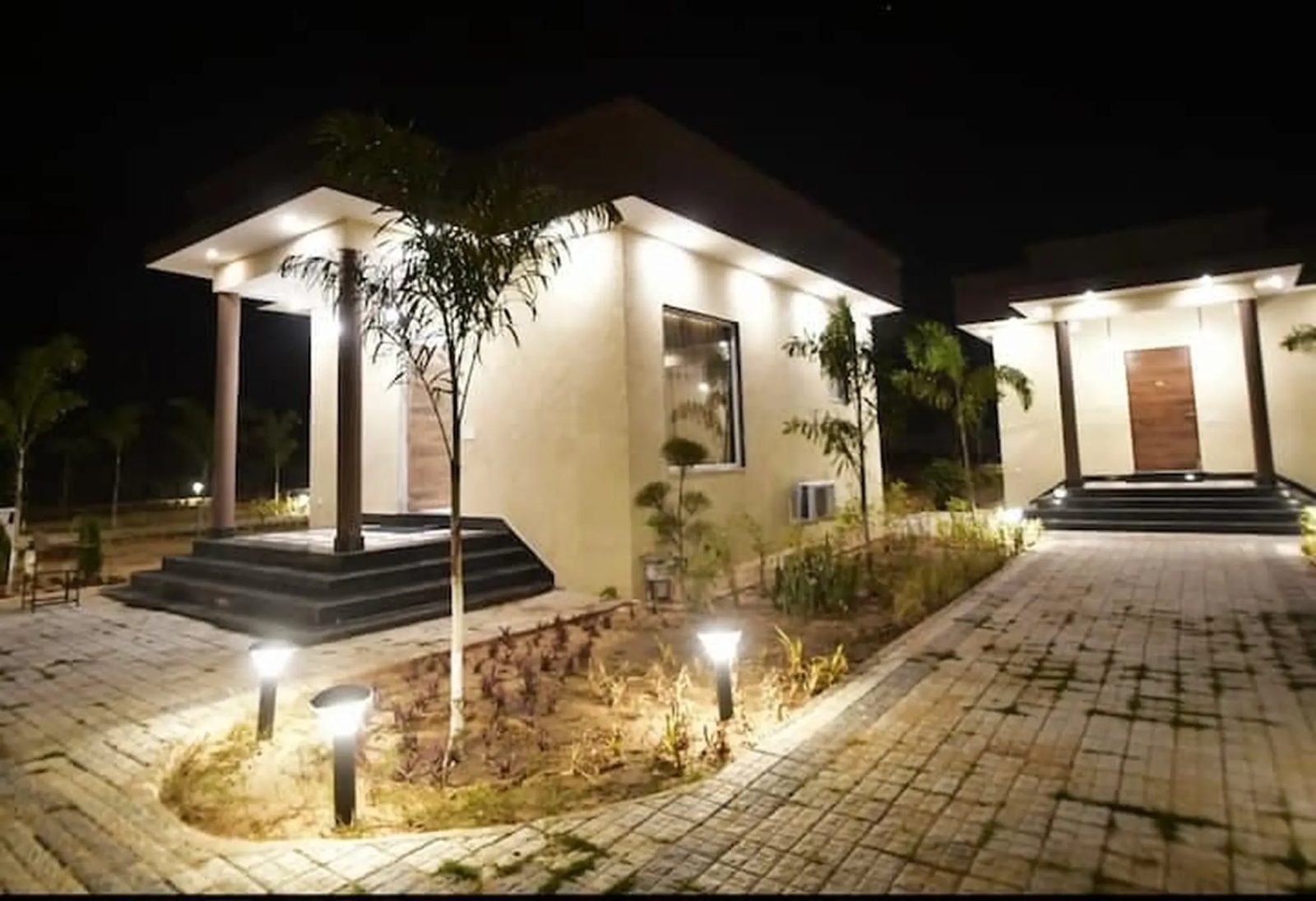 Nirmal Farmstay – 3BHK Villa for Shoots in Khori — Entrance and Parking