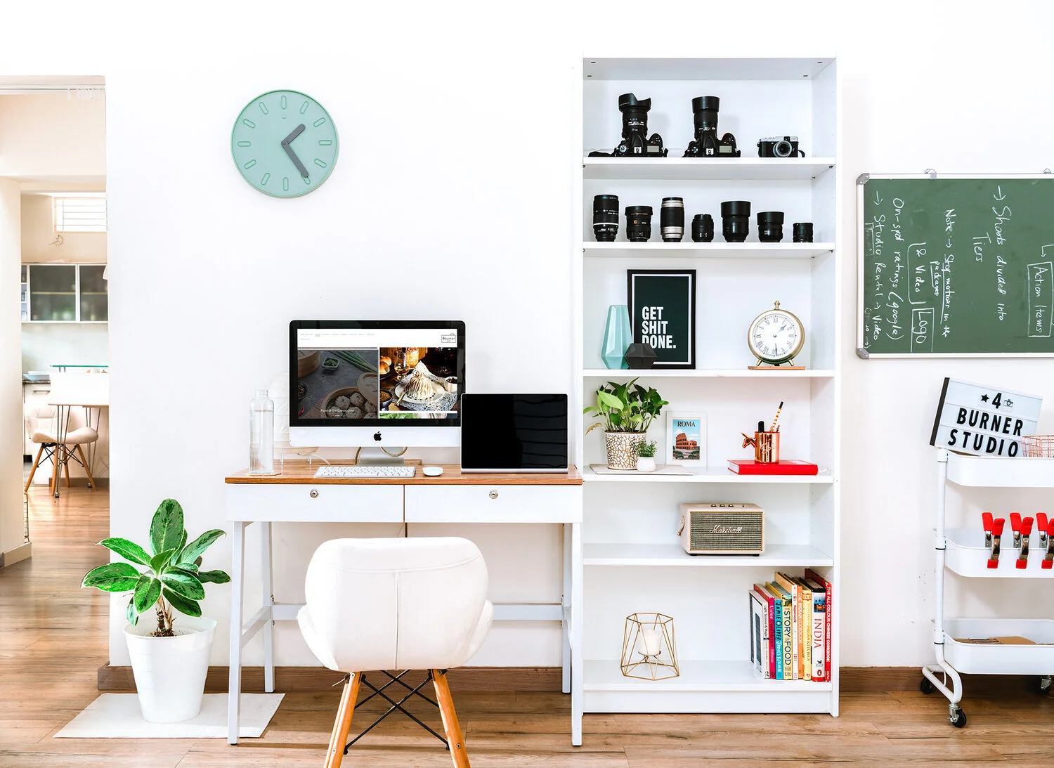 Villa Studio with Kitchen Set, Dining & Garden in Indiranagar — Workroom & Prop Library