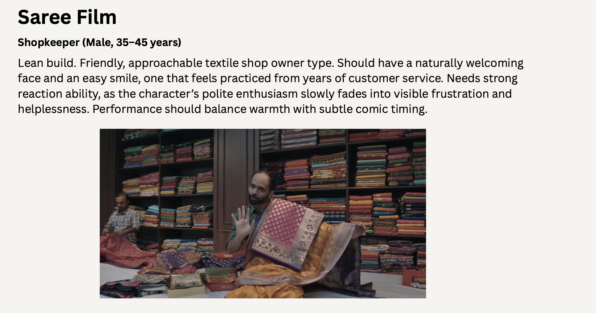 Reference for Shopkeeper (Male, 35–45 yrs)