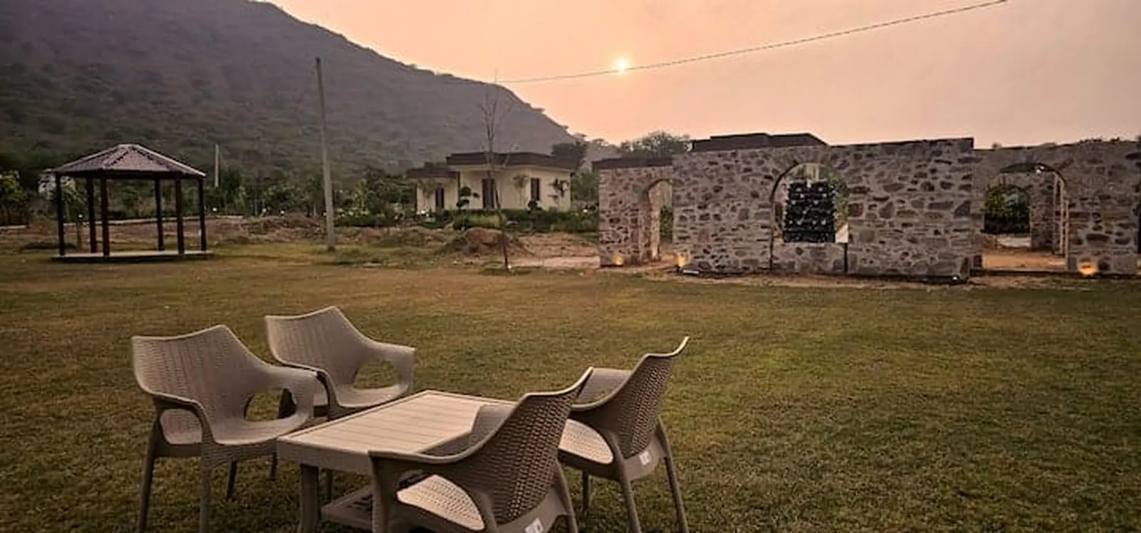 Nirmal Farmstay – 3BHK Villa for Shoots in Khori — Outdoor Patio