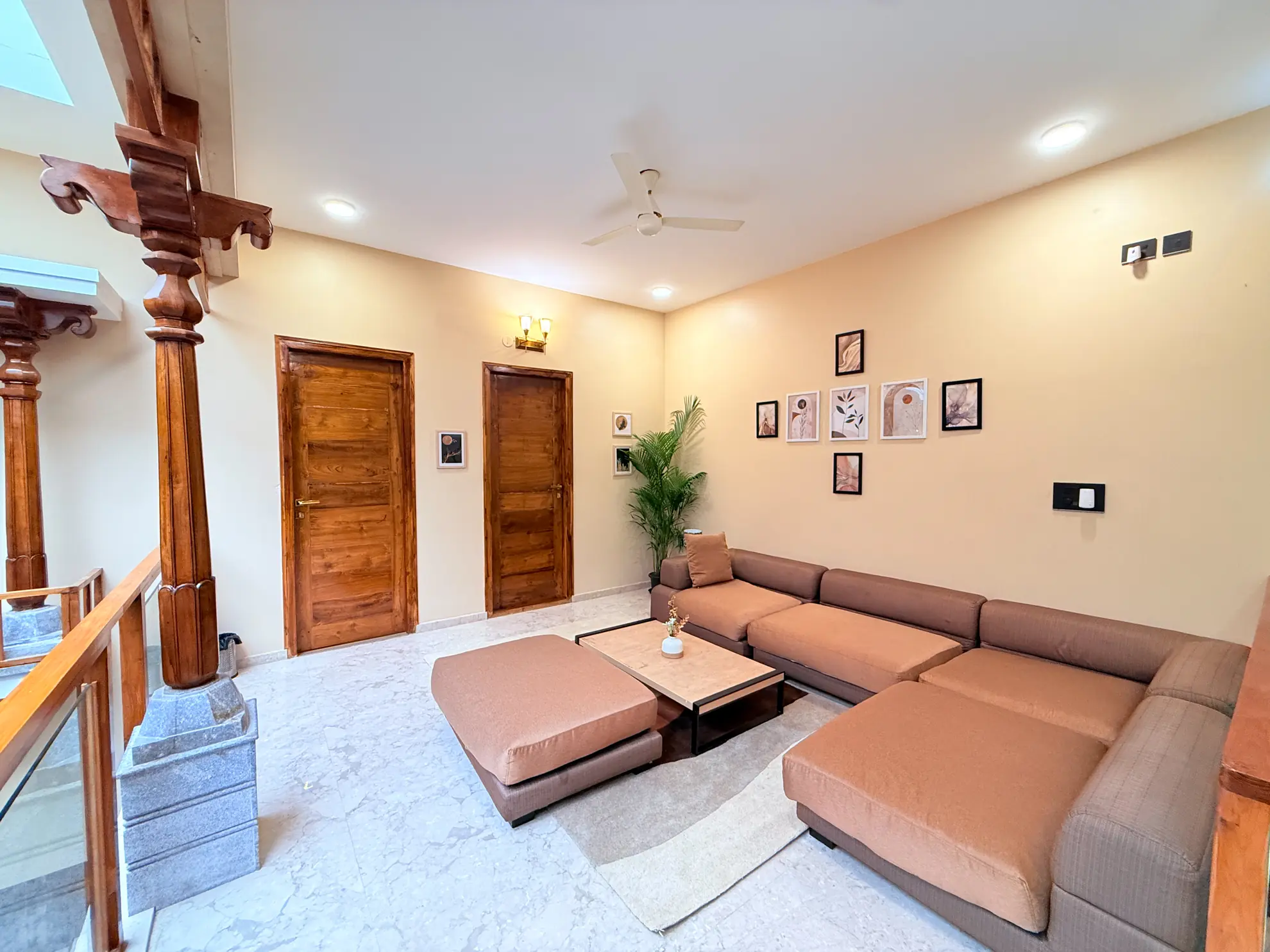Aurora Heights – 4BHK Luxury Villa with Private Theatre — Lounge