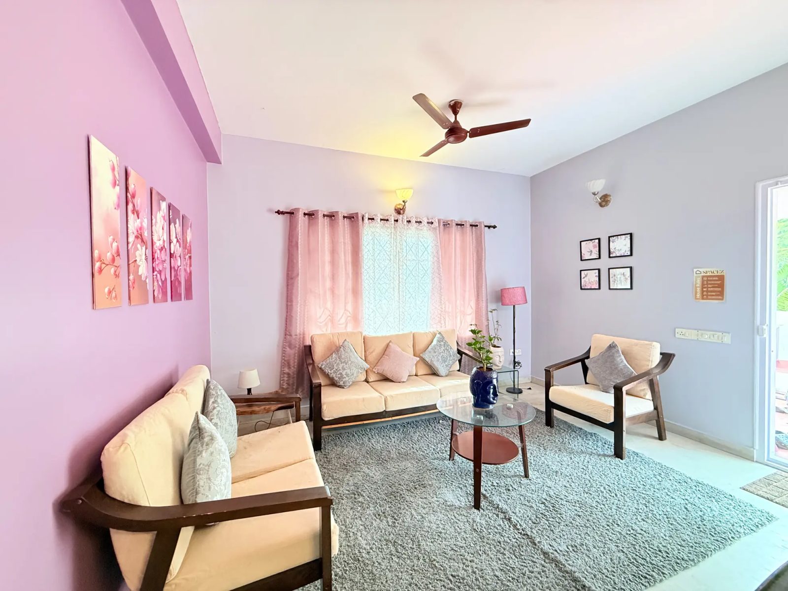 Sunflower Skyline – 2BHK Home for Shoots in Koramangala — Living Area