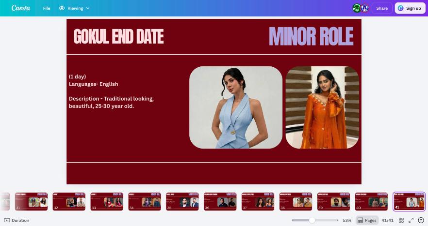 Reference for Gokul's End Date (Minor)