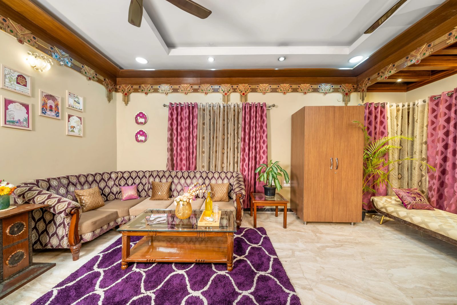 Wooden Whispers – 4BHK Villa for Shoots in Kammanahalli — Second Living Area