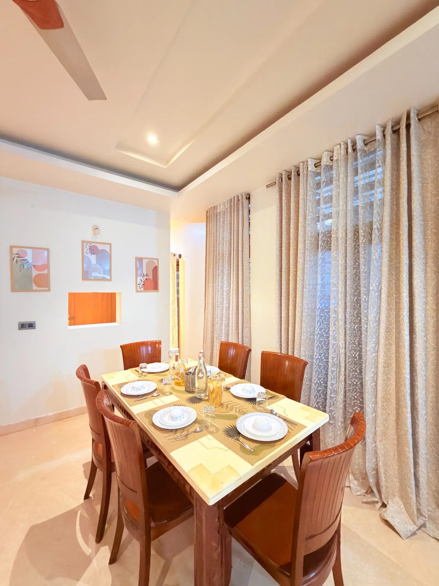 Terra Nest – 4BHK Villa for Shoots in Indiranagar — Dining Area