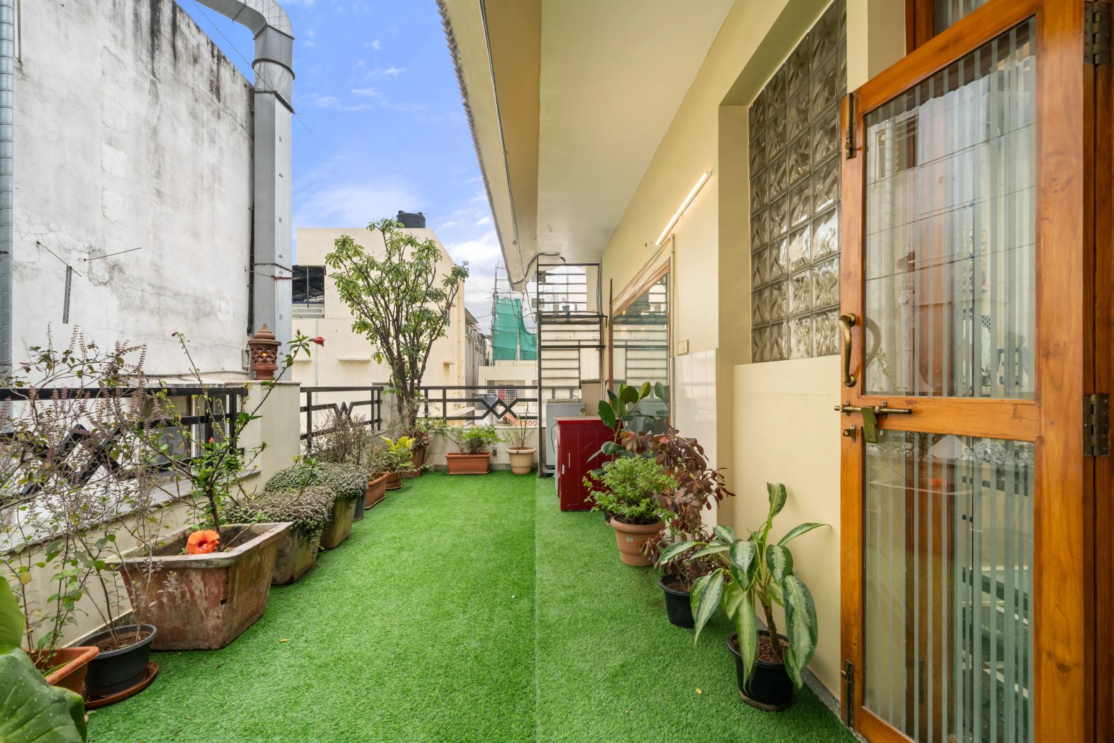 Wooden Whispers – 4BHK Villa for Shoots in Kammanahalli — Terrace