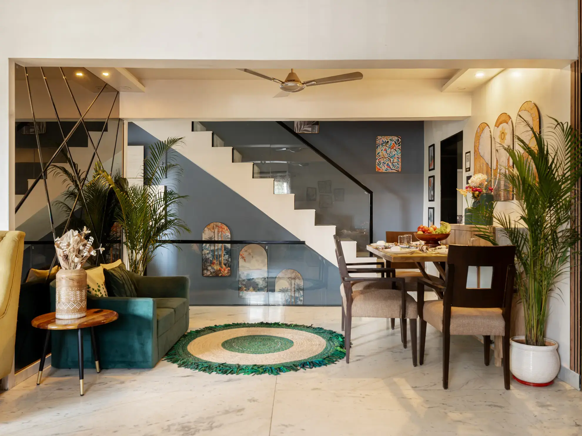 Bombay Breeze – 3BHK Modern Urban Villa — Dining Area