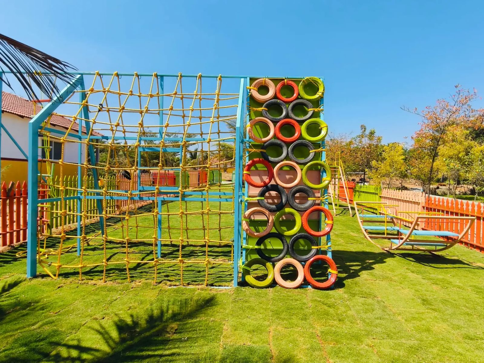 Oasis Courtyard – 1BHK Home for Shoots in Hosur — Games Area