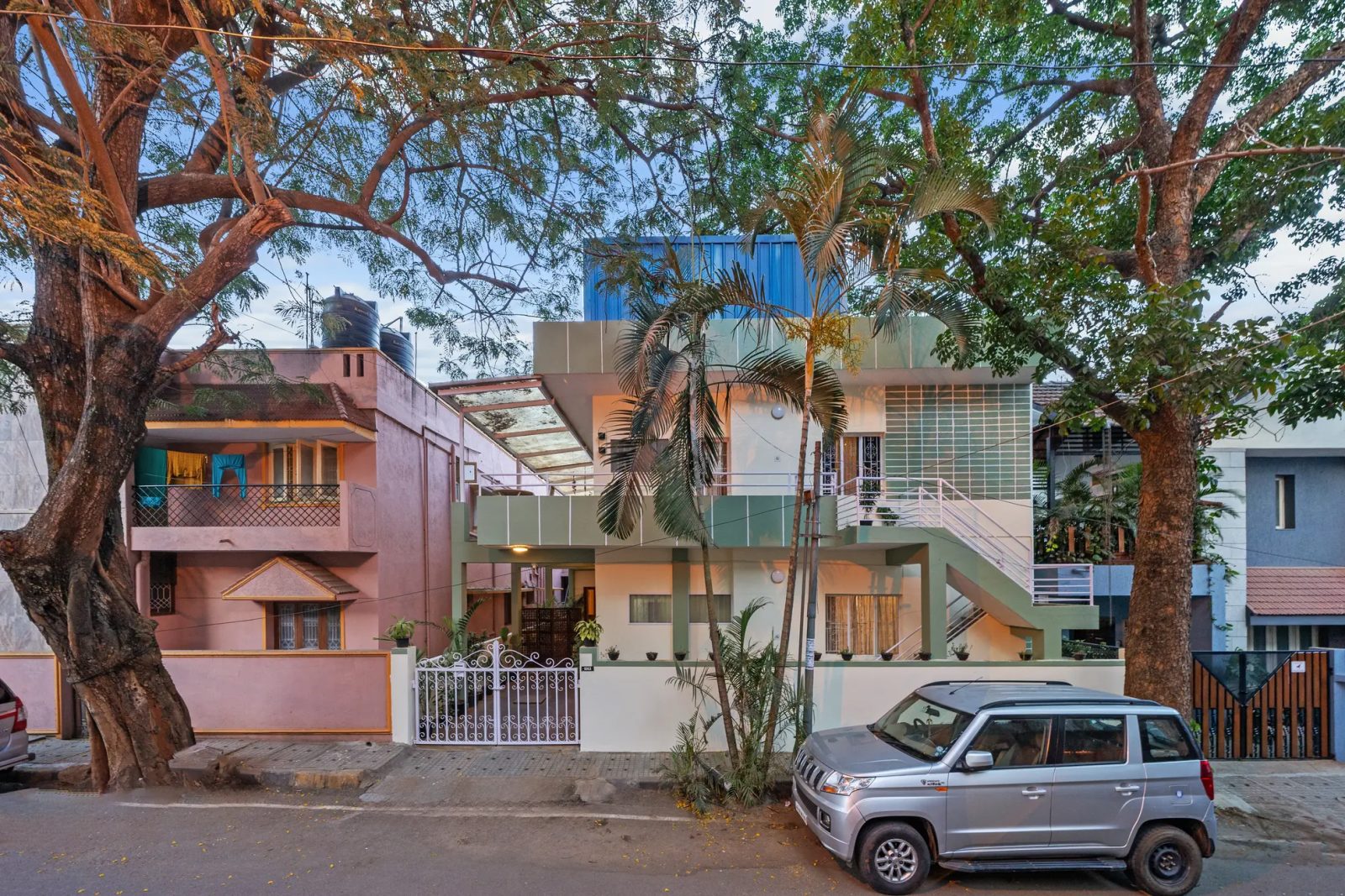 Bohemian Escapade – 2BHK Home for Shoots in Indiranagar — Entrance and Parking