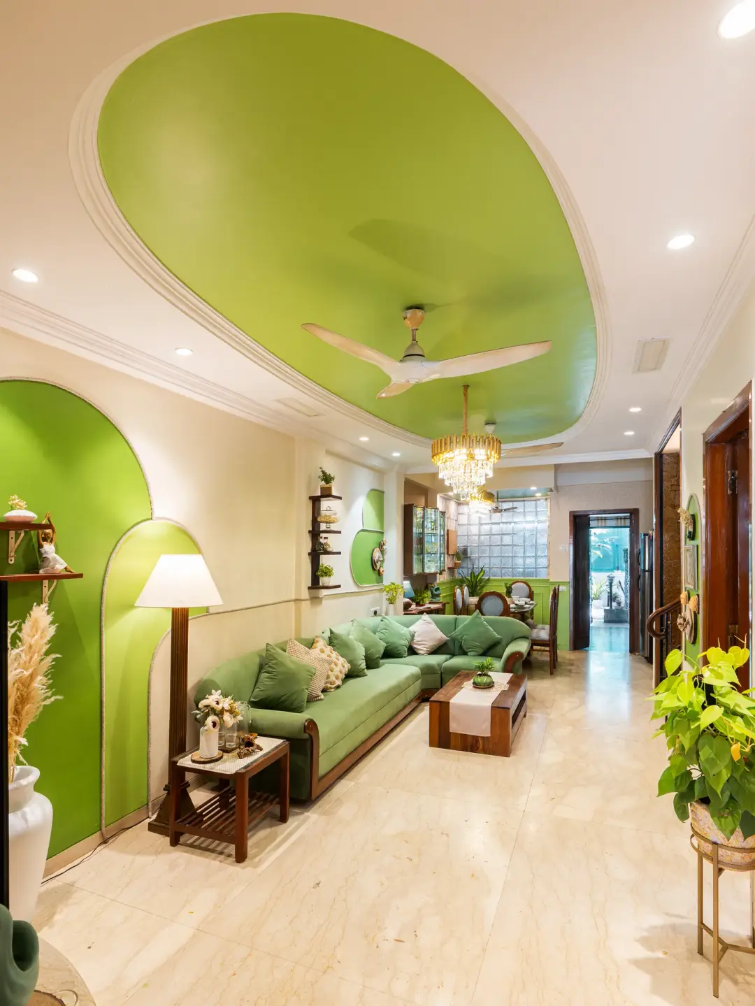 Garden Veil – 4BHK Garden Villa — Living Area