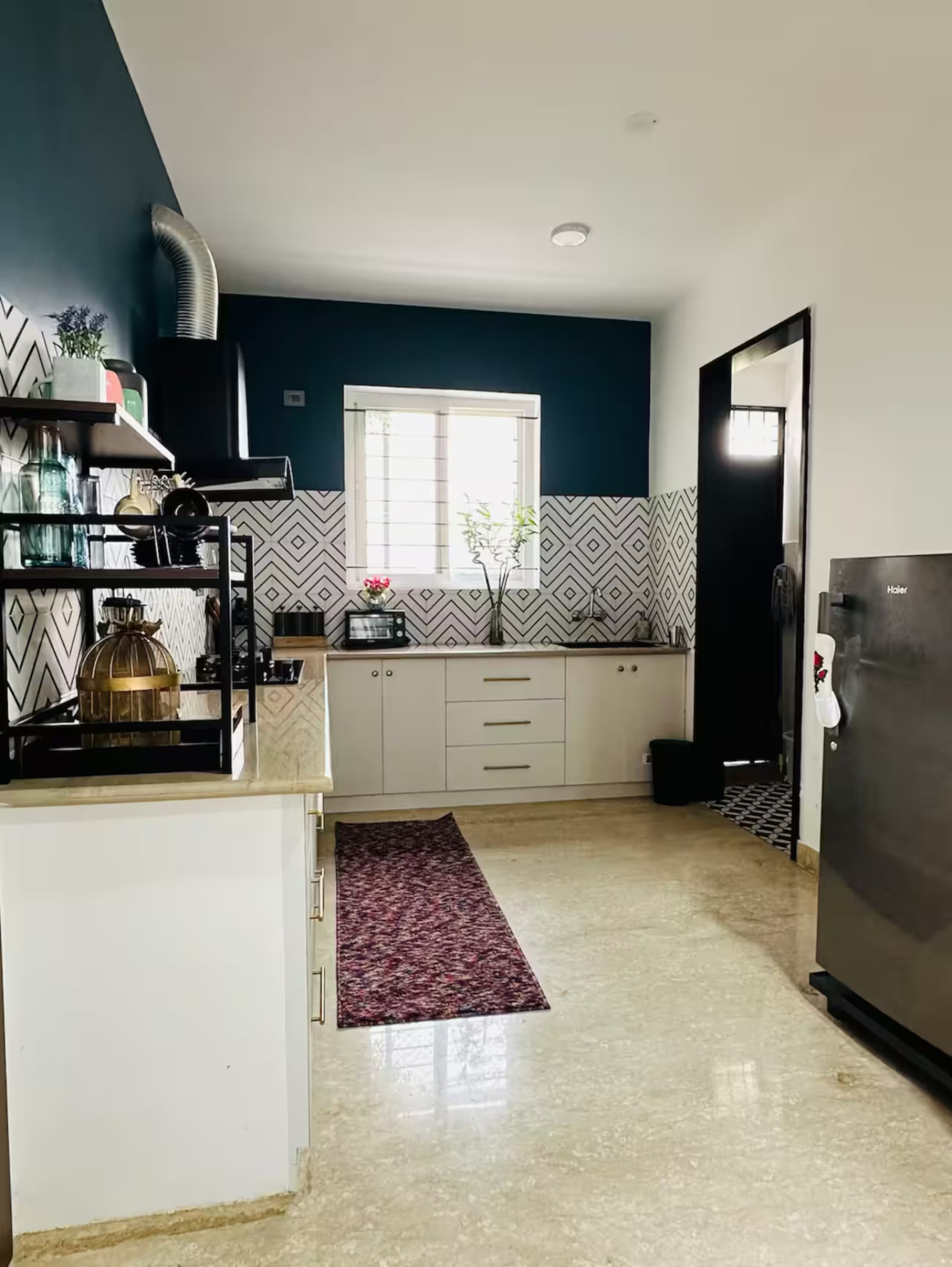 The BougainVilla: A Peaceful Getaway | Luxury Villa Shoot Location in Bengaluru — Kitchen