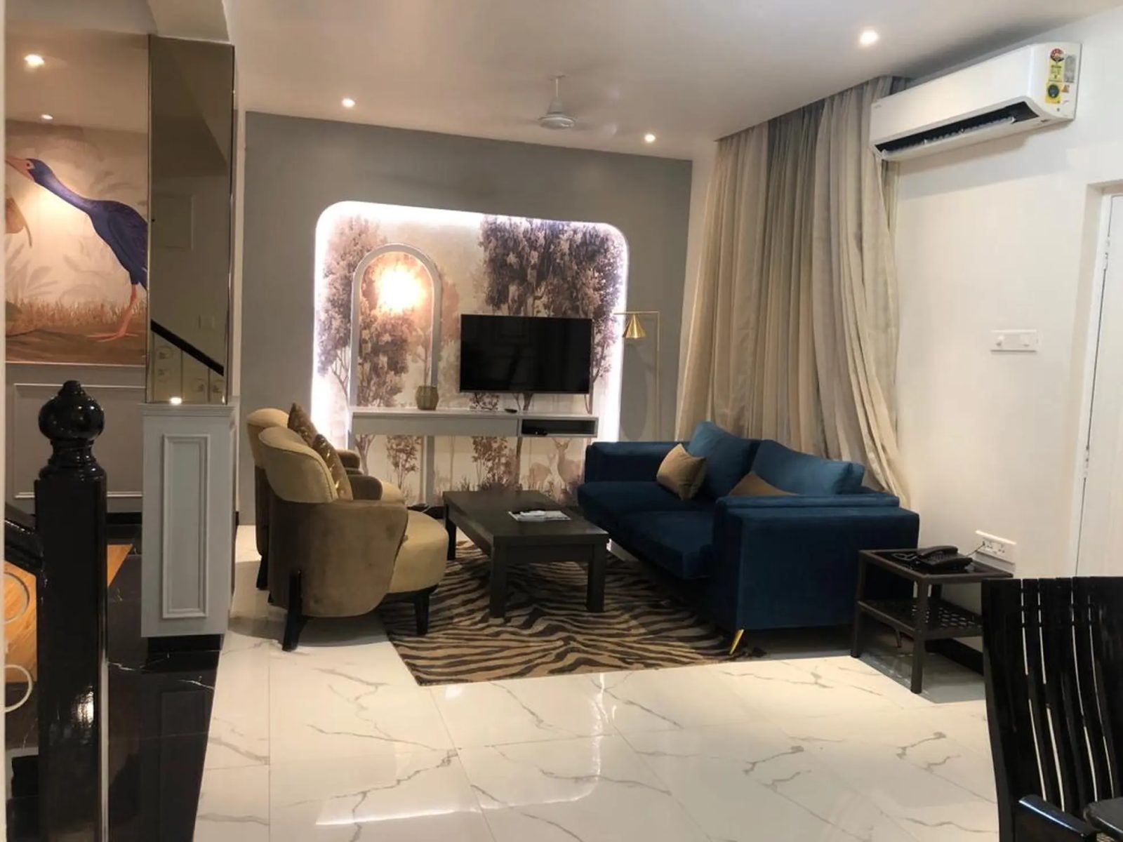 Euphoria X Chateau – 3BHK Villa for Shoots in Calangute — Living Area