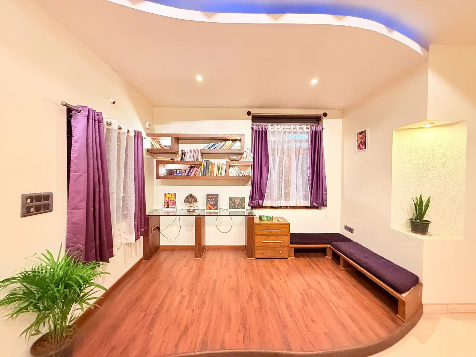 Terra Nest – 4BHK Villa for Shoots in Indiranagar — Library