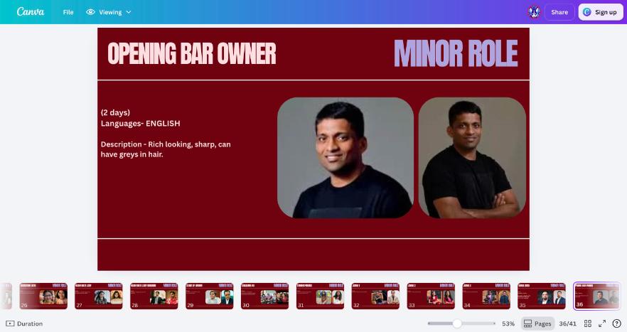 Reference for Opening Bar Owner (Minor)