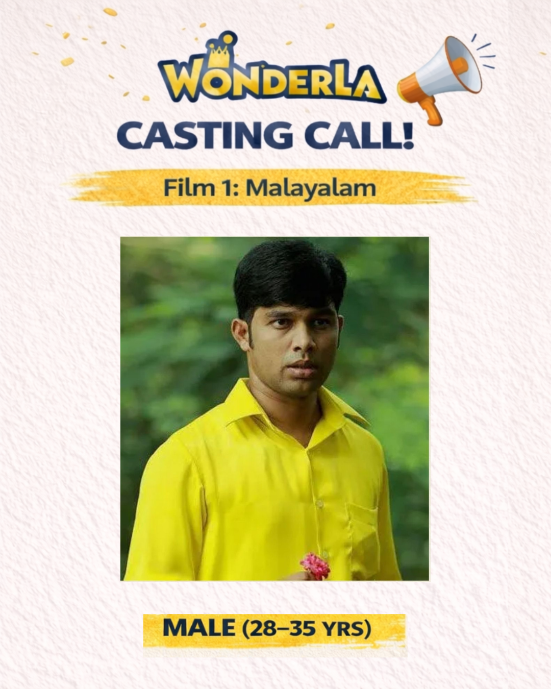 Reference for Male Actor (28–35 yrs)