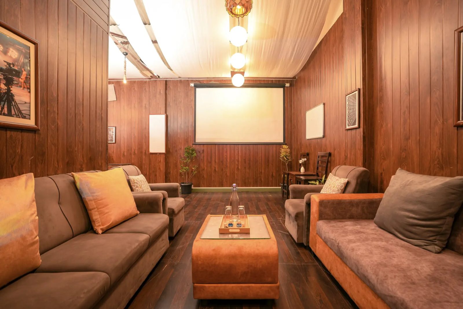 Cine Castle – 4BHK Villa for Shoots in Mg Road — Private Theatre