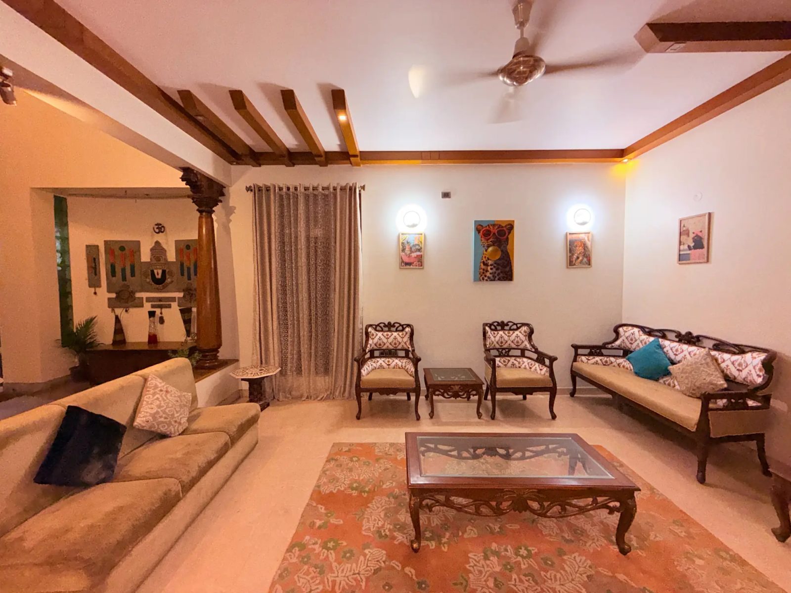 Terra Nest – 4BHK Villa for Shoots in Indiranagar — Living Area