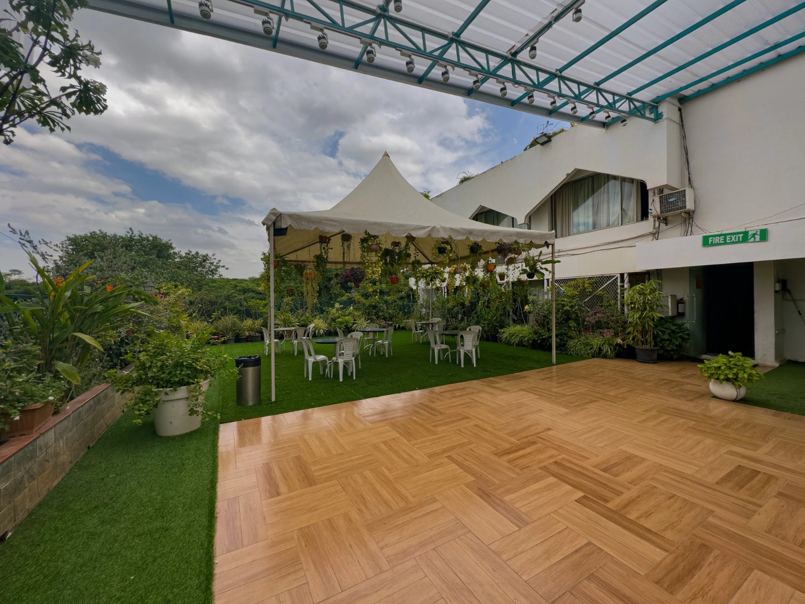 Courtyard, Terrace Garden & Sky Terrace, Infantry Road — Courtyard & Terrace Garden
