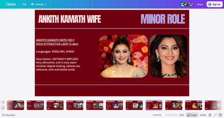 Reference for Ankith Kamath's Wife (Minor)