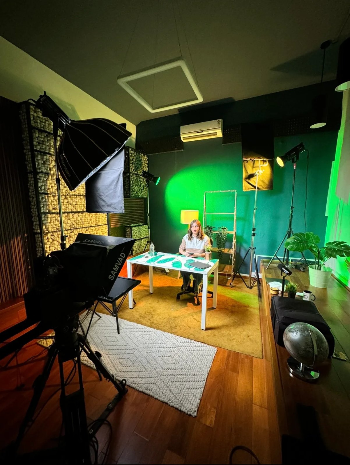 Multi-Set Creator Studio with Podcast Rooms & Terrace, Infantry Road — Creator Studio & Green Screen