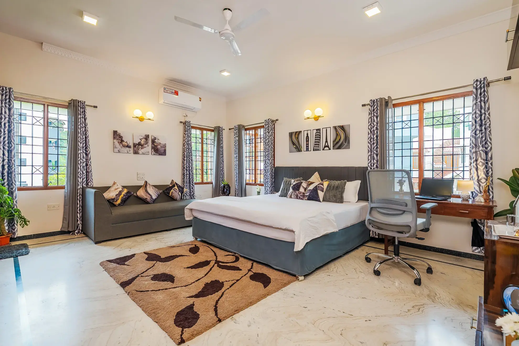 Vanta Grove – 5BHK Luxury Garden Villa — Bedrooms & Private Interiors