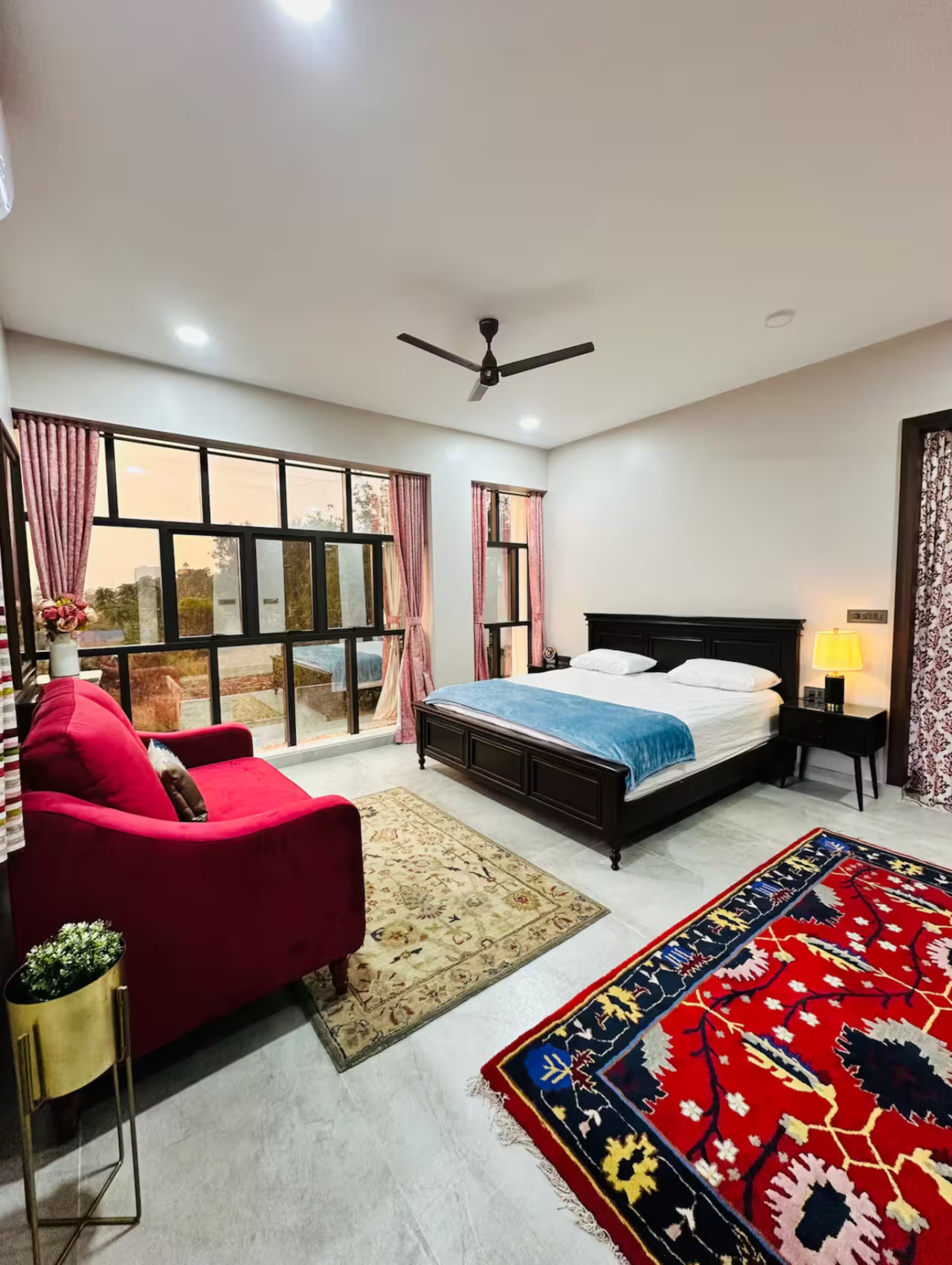 The BougainVilla: A Peaceful Getaway | Luxury Villa Shoot Location in Bengaluru — Master Bedroom