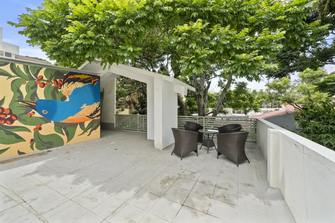 Cascade Castle – 5BHK Luxury Villa with Indoor Pond — Terrace