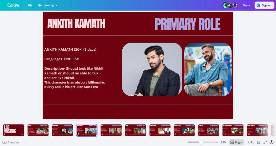 Reference for Ankith Kamath (Primary)