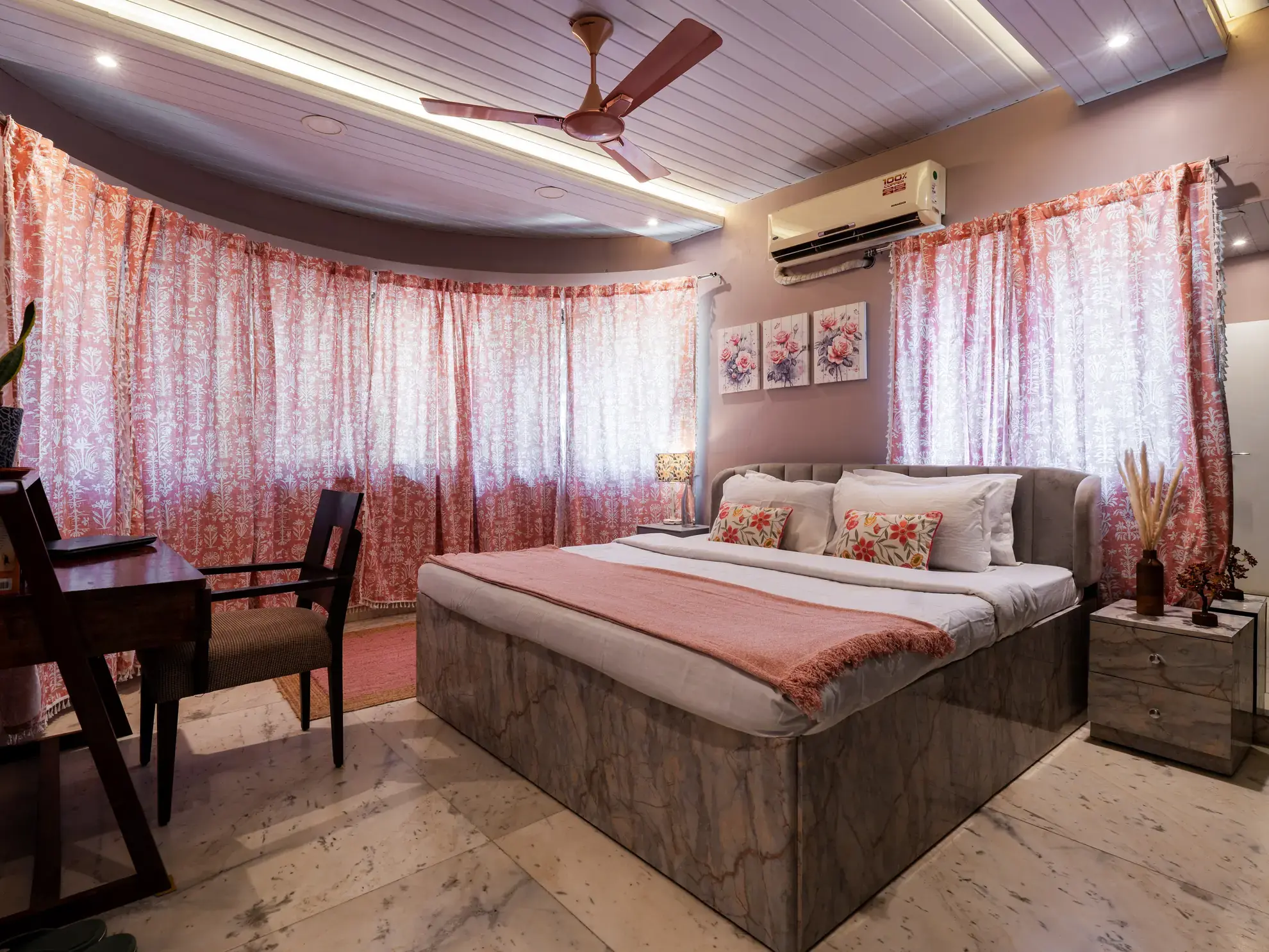 Bombay Breeze – 3BHK Modern Urban Villa — First Bedroom