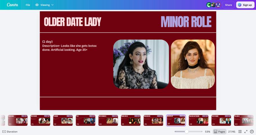 Reference for Older Date Lady (Minor)