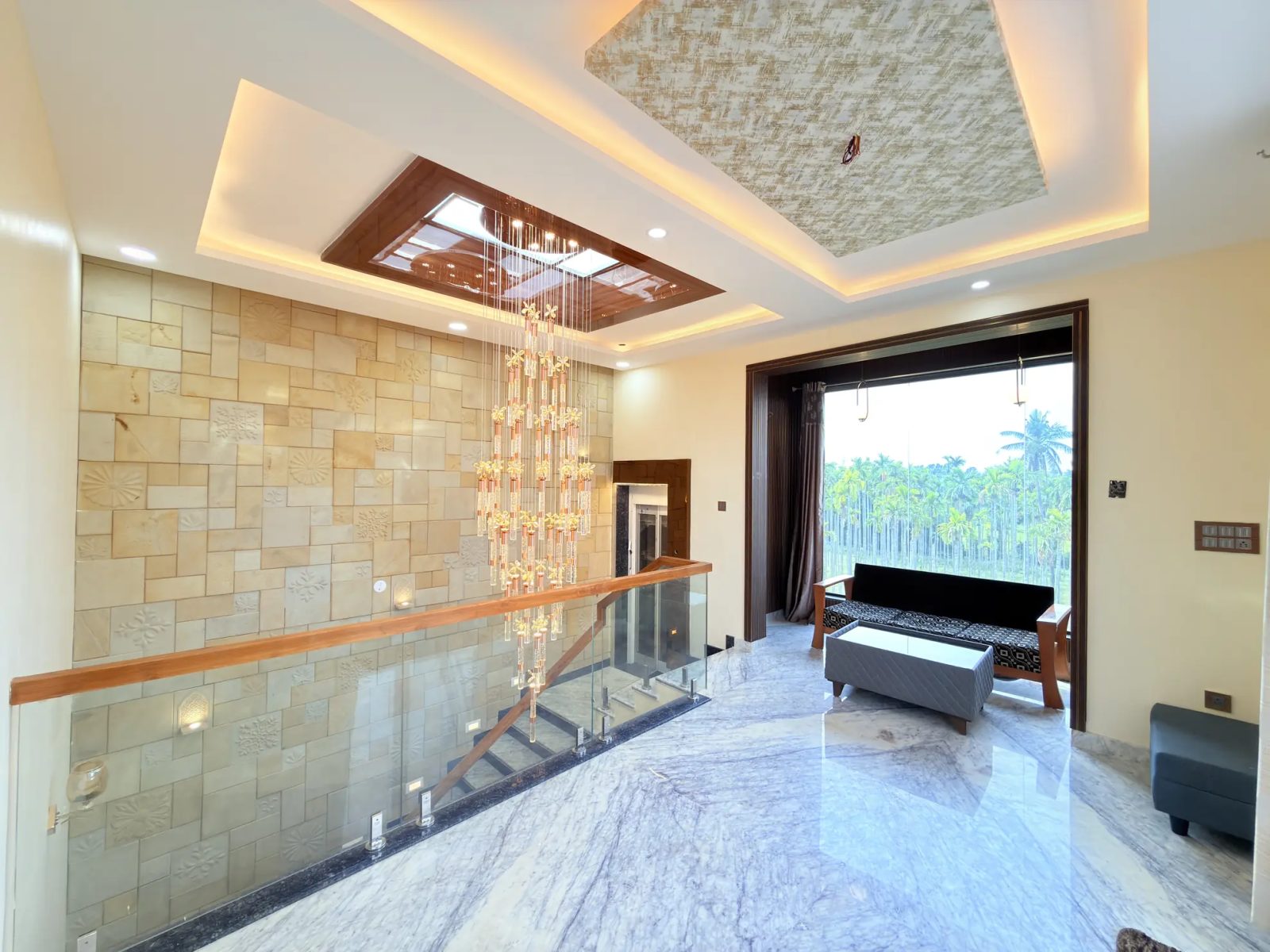 Palm Breeze – 4BHK Villa for Shoots in Madavara — Second Lounge