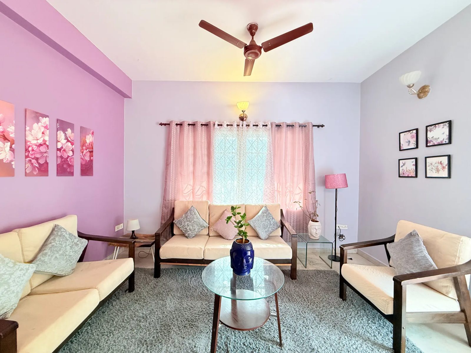 Sunflower Skyline – 2BHK Home for Shoots in Koramangala — Living Area