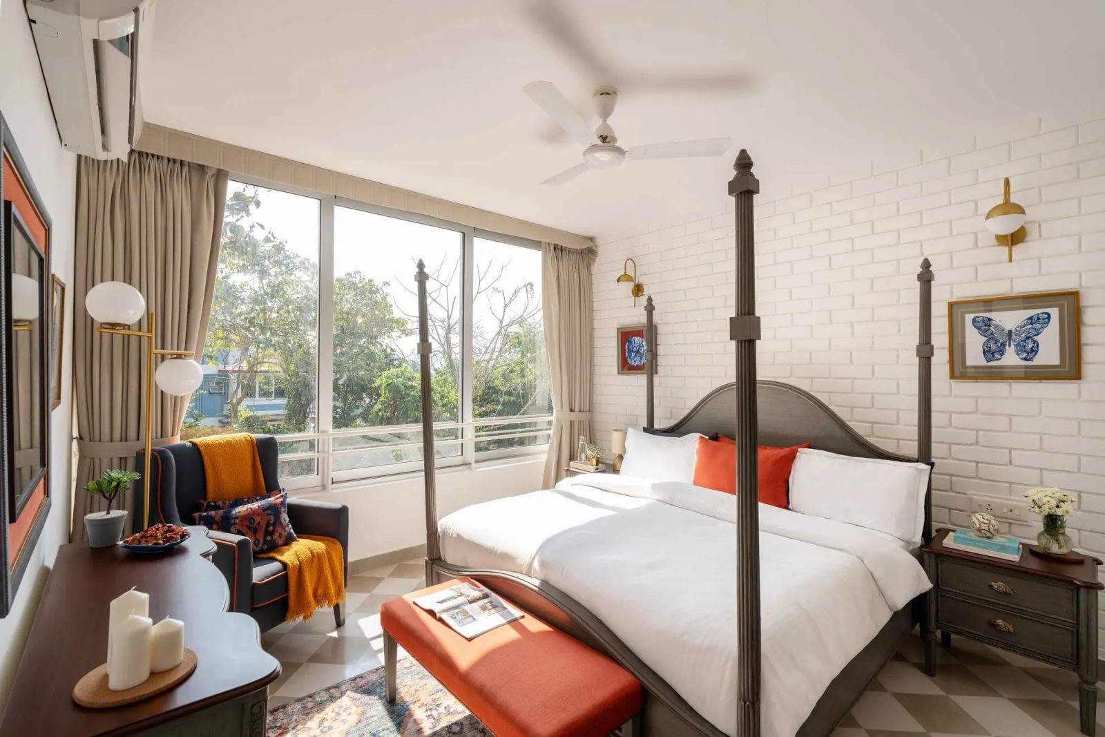 Vlove Homes – 2BHK Home for Shoots in Candolim — Bedrooms
