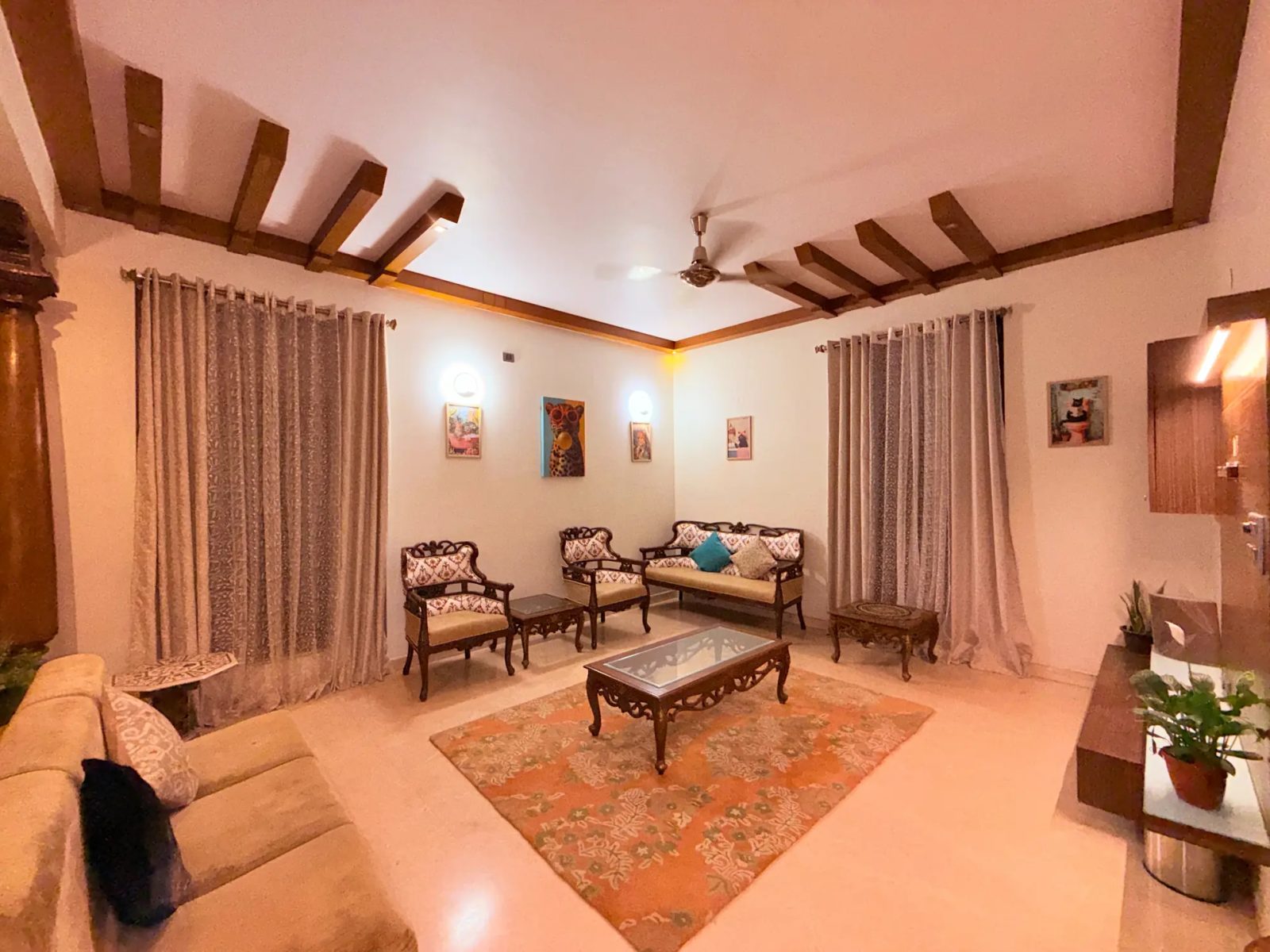 Terra Nest – 4BHK Villa for Shoots in Indiranagar — Living Area