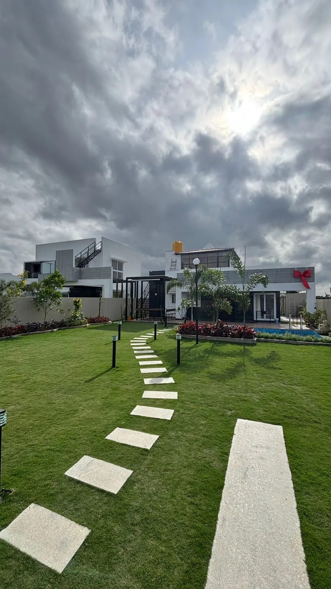 Soul Club – 3BHK Villa for Shoots in Hosur — Entrance Parking