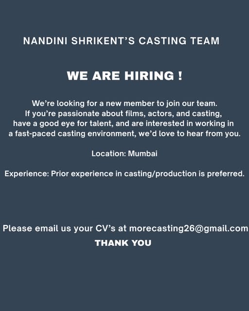 Reference for Casting Director