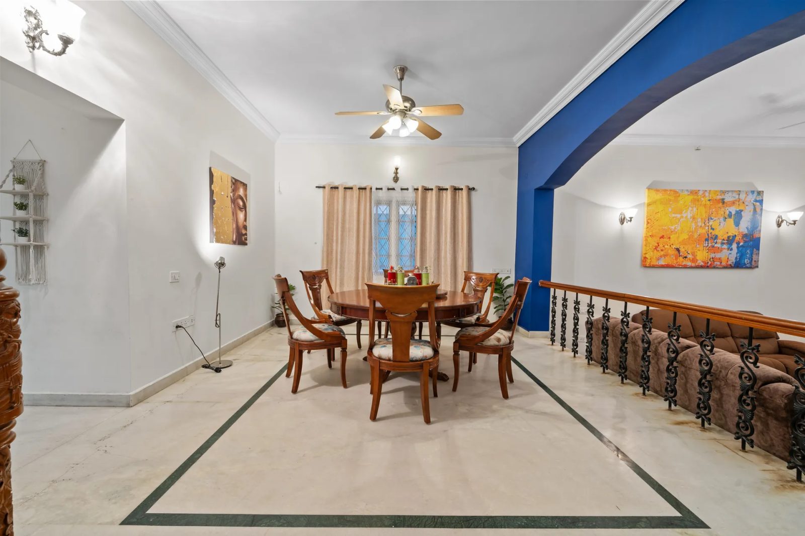 Urban Escape – 4BHK Villa for Shoots in Koramangala — escape-Dining Hall