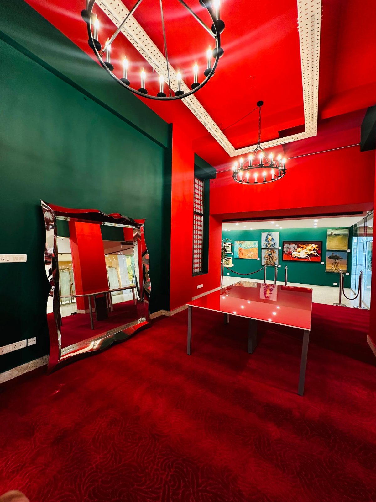 Multi-Set Creator Studio with Podcast Rooms & Terrace, Infantry Road — The Red Room