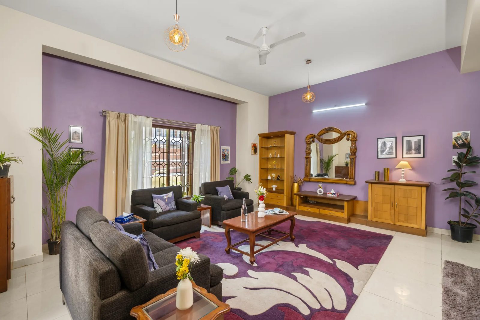 Mosaic Manor – 5BHK Villa for Shoots in BTM Layout — Living Area
