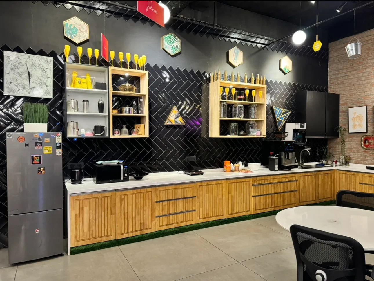 Multi-Set Creator Studio with Podcast Rooms & Terrace, Infantry Road — Kitchen Set