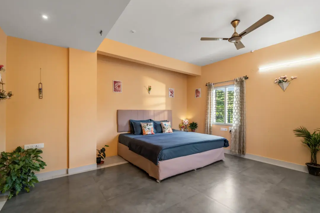 Serene Springs – 4BHK Luxury Villa with Private Home Cinema — First Bedroom