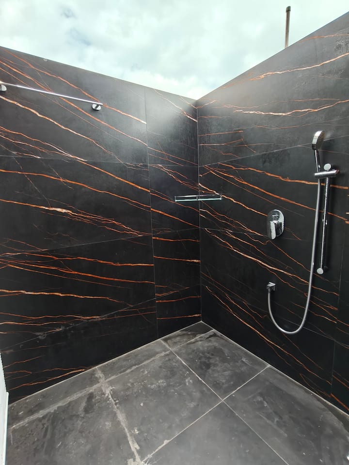 Grand - Luxury 3BHK Bungalow with Game Room and Jacuzzi ( 6 ) — Luxury Marble Ensuite Bathrooms