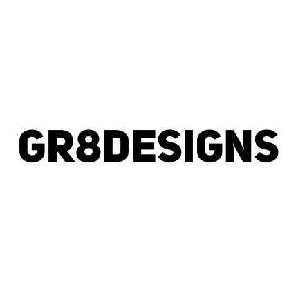GR8DESIGNS logo