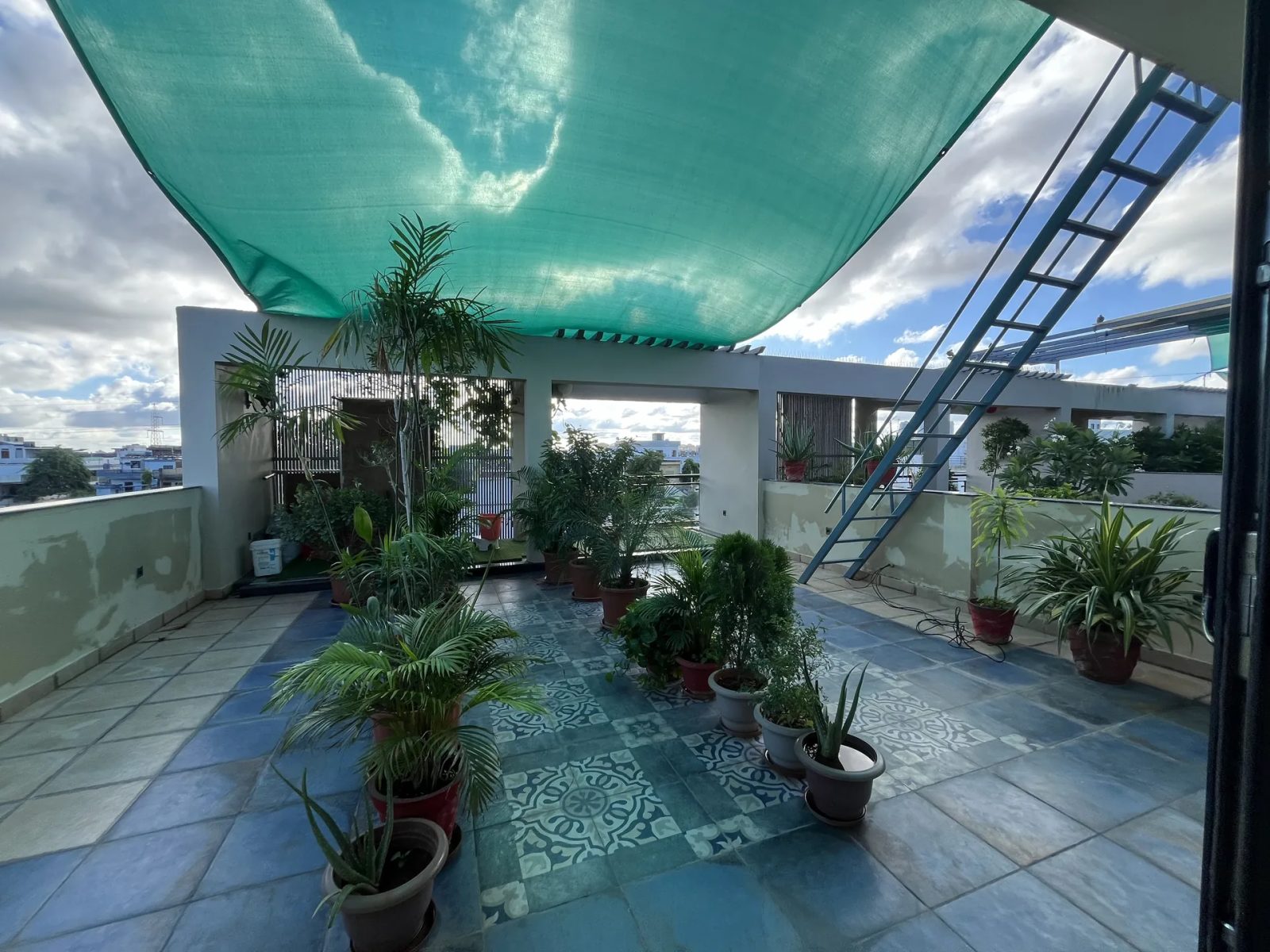 Gokulam Villa – 3BHK Villa for Shoots in Lalarpura — Terrace