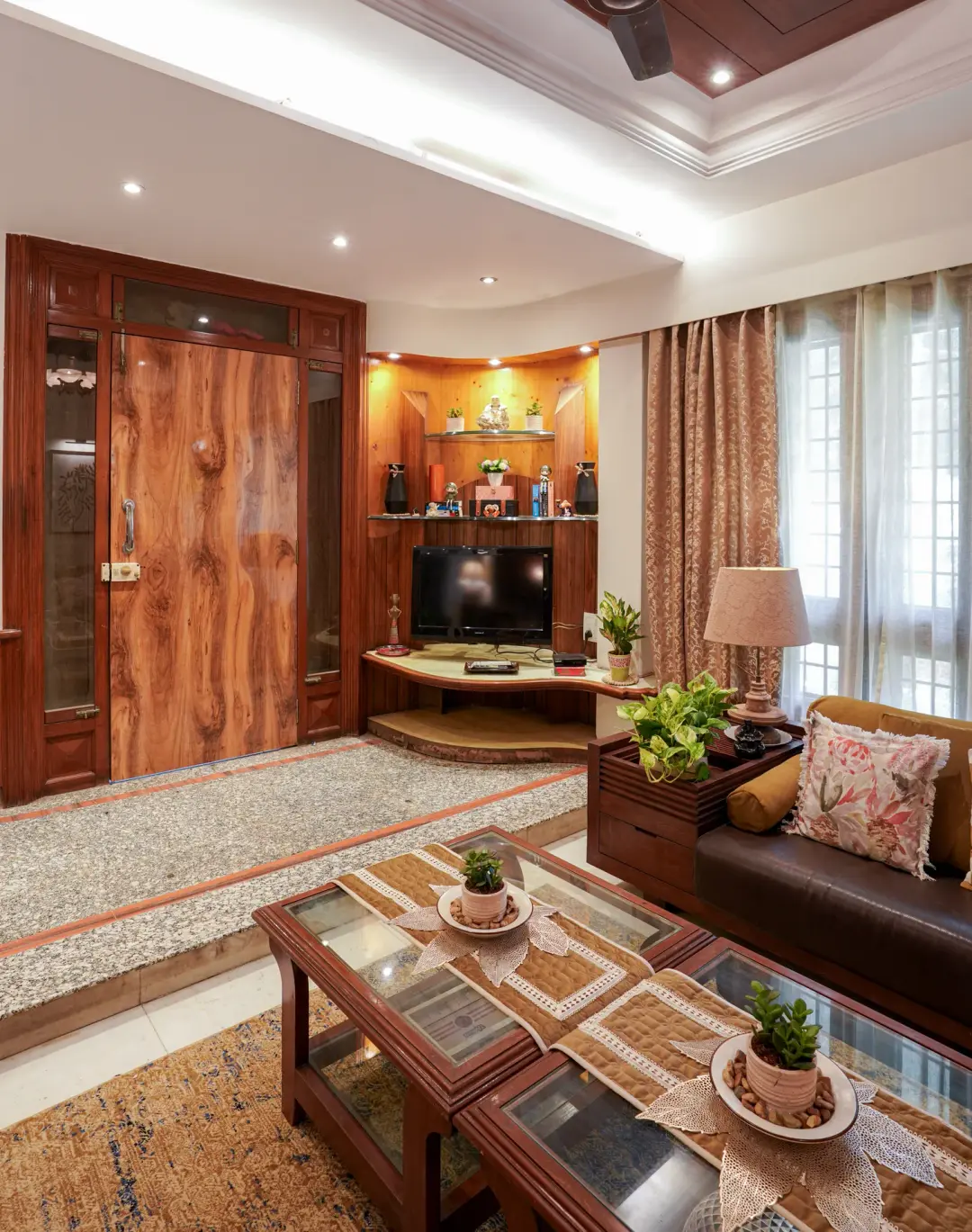 Timeless Hearth – 5BHK Luxe Garden Villa — Living Room 2