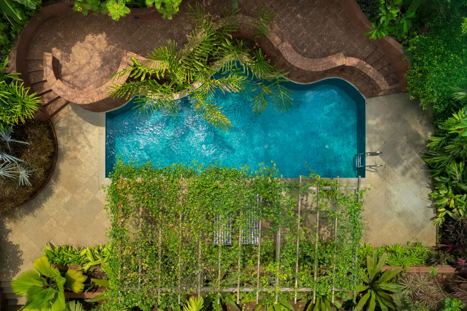 Vlove Homes – 2BHK Home for Shoots in Candolim — Pool