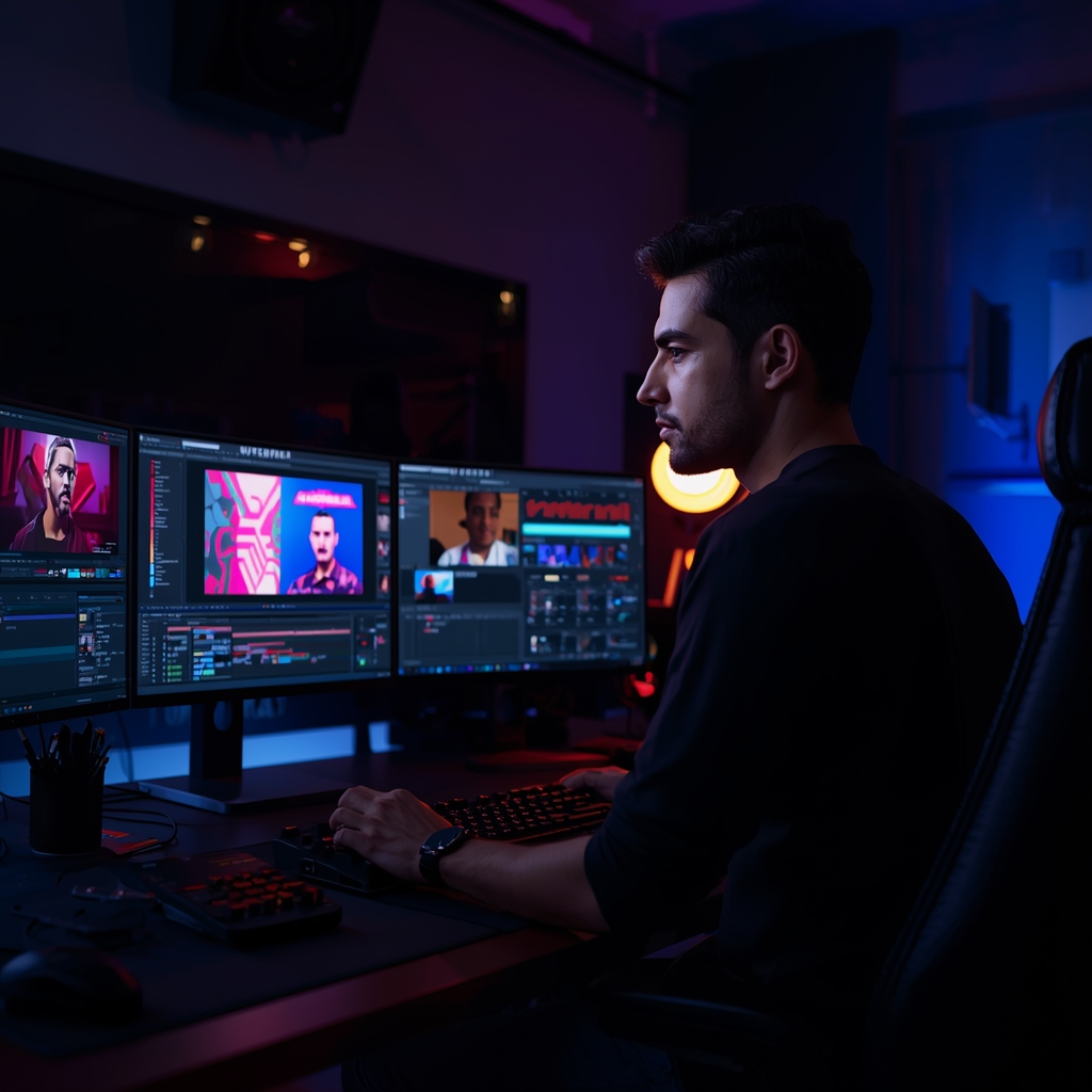 lucid-origin_A_South_Asian_male_VFX_artist_working_at_a_high-end_editing_setup_with_multiple_-2.jpg