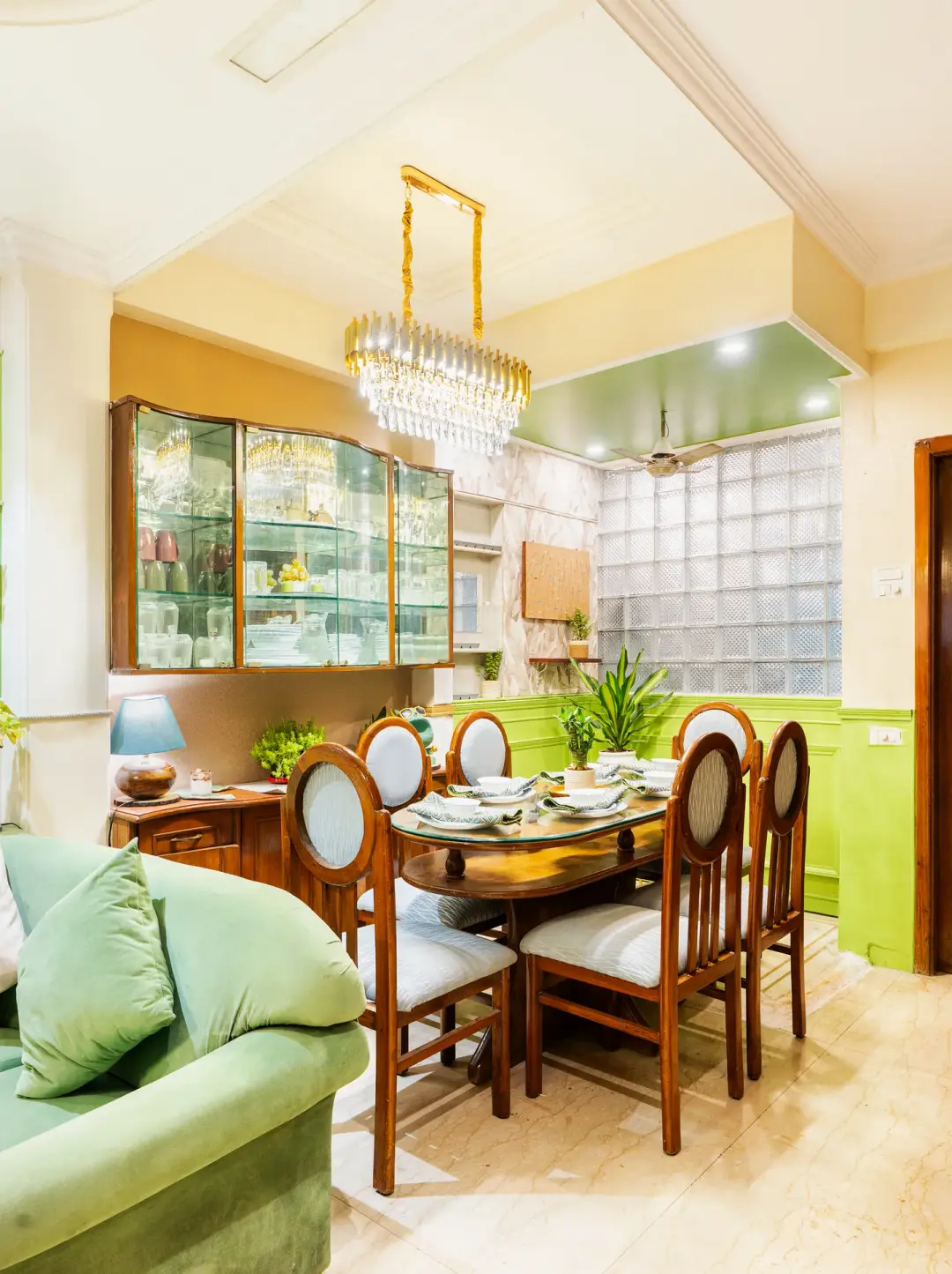 Garden Veil – 4BHK Garden Villa — Dining Area